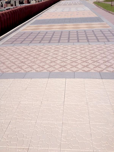 Desenli Kumlamalı Yer Döşemesi