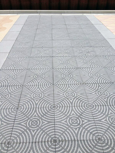 Desenli Kumlamalı Yer Döşemesi